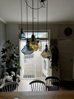 Glazen Hanglampen Set - Basic Label, Huis en Inrichting, Ophalen, Zo goed als nieuw, Glas, 75 cm of meer