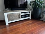 Tv meubel hout H50 B120 D45, Ophalen, Gebruikt, 100 tot 150 cm, Minder dan 100 cm