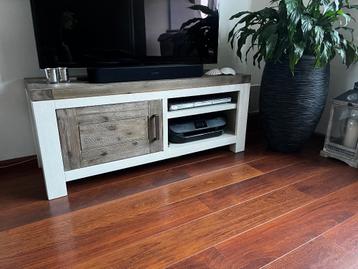 Tv meubel hout H50 B120 D45 beschikbaar voor biedingen
