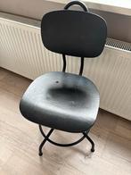 Verstelbare Stoel - Comfortabel & Stijlvol, Ophalen, Gebruikt, Zwart, Metaal