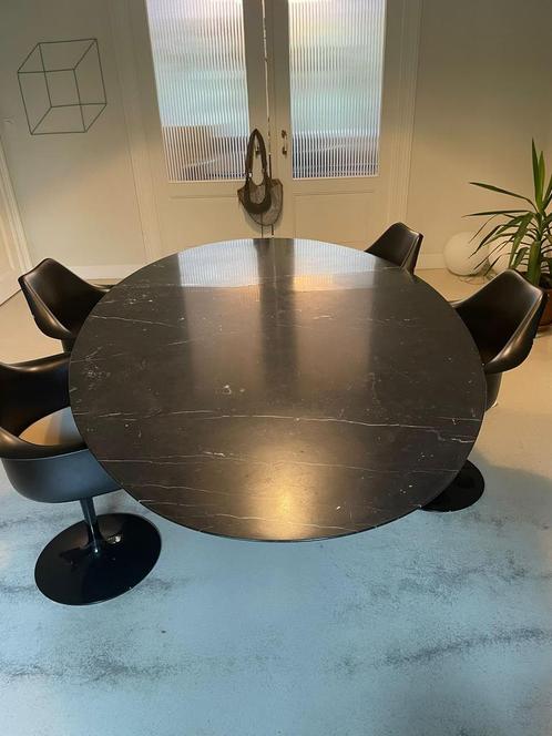 Ovale Knoll eettafel, Huis en Inrichting, Tafels | Eettafels, Gebruikt, 100 tot 150 cm, 200 cm of meer, Vijf personen of meer