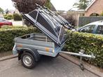 TE HUUR bagage-aanhanger met fietsendragers, Ophalen, Zo goed als nieuw