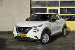 Nissan Juke 1.0 DIG-T Visia BJ2020 Led | Audio installatie |, Auto's, Voorwielaandrijving, Stof, Wit, Origineel Nederlands