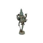 Antiek Vuurverguld Shiva Beeld – Zuid-India of Himalaya, Ophalen of Verzenden, Gebruikt