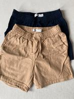 Name it kids 2 shorts/korte broeken mt 104 blauw en beige, Ophalen of Verzenden, Zo goed als nieuw, Jongen, Broek