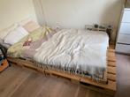 Pallet bed en lattenbodem van Buildify., Pallets, 210 cm, 140 cm, Zo goed als nieuw