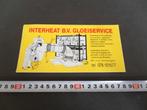 sticker Dordrecht Interheat BV  Gloeiservice, Ophalen, Zo goed als nieuw