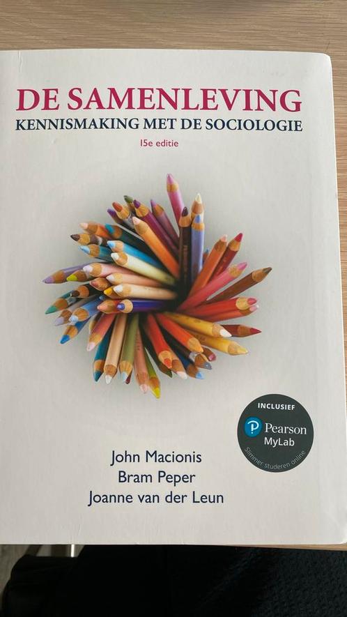 De samenleving, 15e editie met MyLab NL toegangscode, Boeken, Studieboeken en Cursussen, Zo goed als nieuw, Overige niveaus, Ophalen of Verzenden