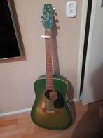 Vantage Akoestische Gitaar - Groen, Muziek en Instrumenten, Snaarinstrumenten | Gitaren | Akoestisch, Ophalen of Verzenden, Gebruikt