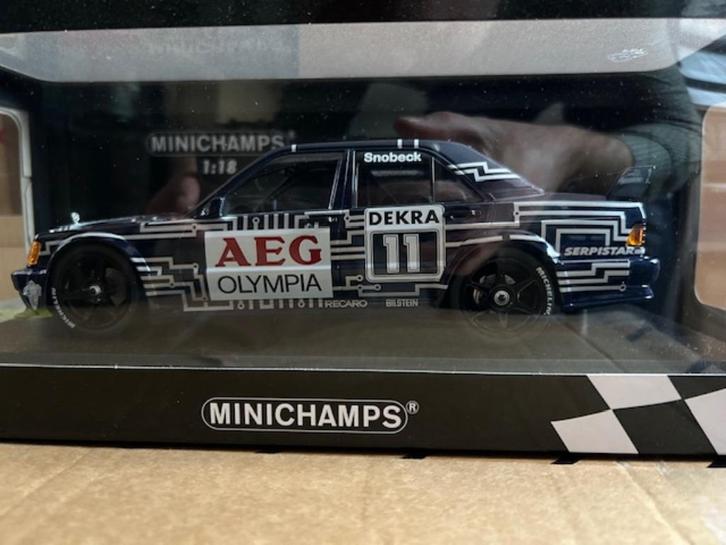 Mercedes190E 2.5-16 EVO 1 Minichamps nieuw 1:18, Hobby en Vrije tijd, Modelauto's | 1:18, Nieuw, Auto, MiniChamps, Ophalen of Verzenden