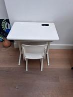 Vintage kinderbureau met stoel, Kinderen en Baby's, Kinderkamer | Tafels en Stoelen, Ophalen, Gebruikt, Tafel(s) en Stoel(en)