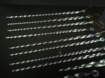 Oude mondgeblazen handgeblazen pegels kerst originele doos beschikbaar voor biedingen