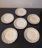 6 bordjes met bloemenmotief, Ophalen of Verzenden