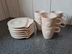 6x kop en schotel Douwe Egberts Mosa, Huis en Inrichting, Keuken | Servies, Gebruikt, Onbekend, Onbekend, Overige stijlen