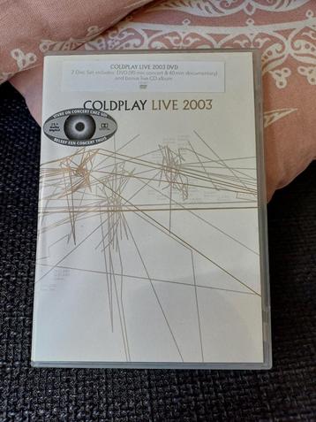 Coldplay live 2003 Disc set (DVD + CD) beschikbaar voor biedingen
