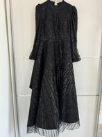 Zwarte avondjurk, Kleding | Dames, Gelegenheidskleding, Galajurk, Verzenden, Zwart, Maat 42/44 (L)