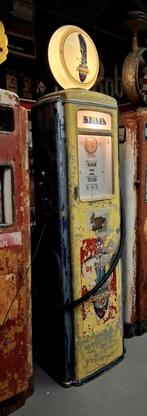 Originele  Benzinepomp Richfield usa, Verzamelen, Ophalen of Verzenden, Gebruikt, Reclamebord