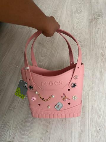 Roze Crocs Tote Bag - Gepimpt! beschikbaar voor biedingen