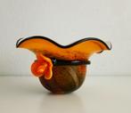 Murano glaskunst, grote  hoed met bloem. Vintage, Ophalen of Verzenden