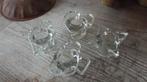 Oud oude kaarsenstandaard kaarsen standaard glas kerst kaars, Ophalen of Verzenden, Glas