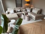 Luxe Velvet Teddy U-Bank Pocket 200x370x250cm Beige Sand NEW, Huis en Inrichting, Banken | Bankstellen, Info@oosterbaanwonen.nl