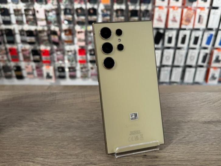 Samsung Galaxy S24 Ultra 256GB Goud - Garantie & Nieuwstaat, Telecommunicatie, Mobiele telefoons | Samsung, Zo goed als nieuw