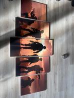 Schilderij Militairen - 5 Delig, Ophalen, 50 tot 75 cm, Zo goed als nieuw, Schilderij