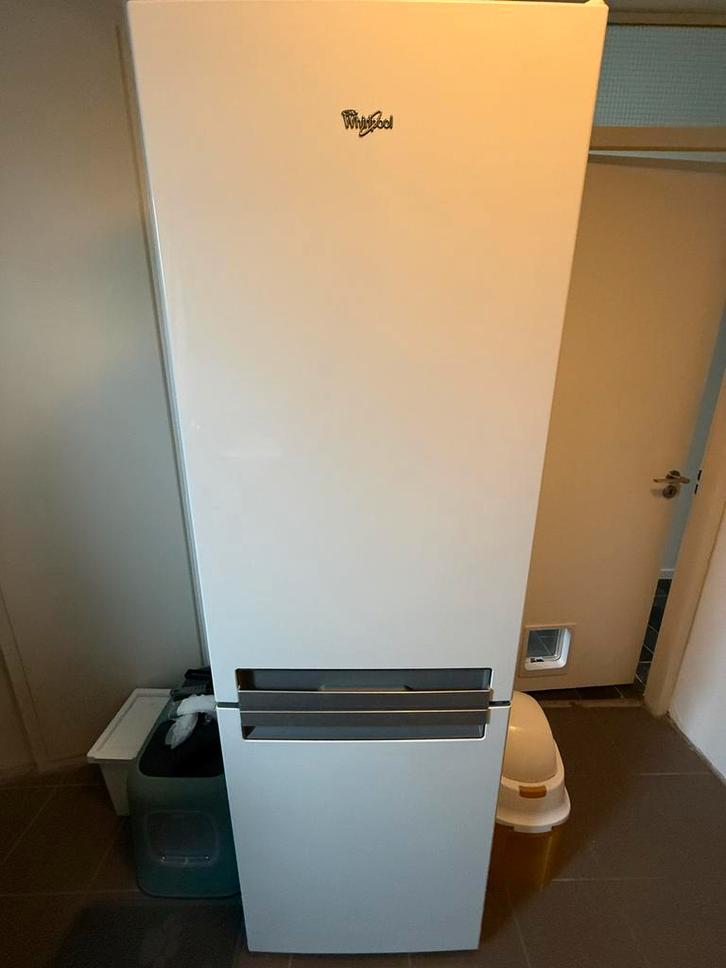Whirlpool Koelkast met Vriesvak, Witgoed en Apparatuur, Koelkasten en IJskasten, Gebruikt, Met vriesvak, 200 liter of meer, 160 cm of meer