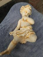 Beelden, engel, man, bruin en beige, crèmekleurig, kind, Antiek en Kunst, Ophalen
