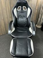 Race Pro WH 100 - Loungestoel - Relax stoel- game stoel, Zo goed als nieuw, Zwart, Gaming bureaustoel, Ophalen