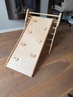 Tweedelig houten klimrek/glijbaan, Kinderen en Baby's, Speelgoed | Houten speelgoed, Ophalen, Zo goed als nieuw, Overige typen