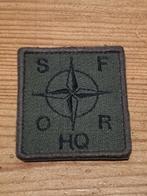 Borstpatch HQ SFOR, Verzamelen, Ophalen of Verzenden, Landmacht, Nederland, Embleem of Badge
