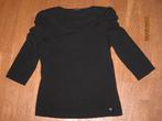 Street One zwart shirt 3/4 mouw maat S, Zwart, Street One, Ophalen of Verzenden, Korte mouw