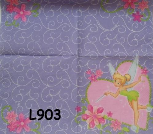 Servetten decoupage/bullet journal * Tinkerbell L903, Hobby en Vrije tijd, Knutselen, Nieuw, Materiaal, Verzenden