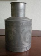 Theebus, tin, Banka., Antiek en Kunst, Antiek | Tin, Ophalen of Verzenden