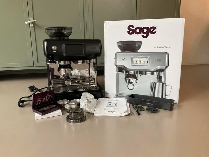 Sage Barista Touch, Witgoed en Apparatuur, Koffiezetapparaten, Niet werkend, Koffiebonen, Espresso apparaat, 2 tot 4 kopjes, Afneembaar waterreservoir