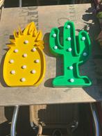 Ananas en cactus lamp, Ophalen of Verzenden, Zo goed als nieuw, Lamp