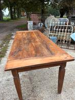 Antieke grote eettafel iepenhout 240 x 88 en 80 cm hoog, Ophalen