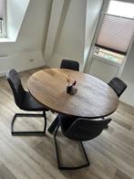 Eettafel Rond, Huis en Inrichting, Ophalen, Gebruikt, Vijf personen of meer, Industrieel
