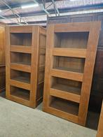 Prachtige set teakhouten moderne "jagerskasten" / boekenkast, Huis en Inrichting, Ophalen, Zo goed als nieuw, X, X