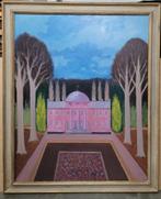 Robert ARENS, het roze kasteel, Antiek en Kunst, Kunst | Schilderijen | Klassiek, Ophalen