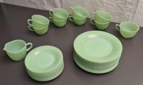 Jadeite, jade-ite, Fire-king oven glass, Anchor Hocking co., Antiek en Kunst, Antiek | Keukenbenodigdheden, Ophalen