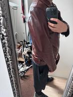 Leren jas heren rood, mooie zware kwaliteit, Kleding | Heren, Maat 56/58 (XL), Eigen ontwerp, Ophalen of Verzenden, Zo goed als nieuw