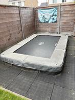 Berg Champion Trampoline 330x220cm incl 35 rubberen tegels, Ophalen, Gebruikt