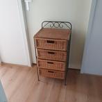 Rieten ladenkastje, Huis en Inrichting, Kasten | Ladekasten, Ophalen, Overige materialen, Minder dan 50 cm, Gebruikt