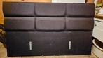 Antraciet Hoofdbord 200cm breed, Ophalen, Tweepersoons, Zo goed als nieuw, Overige maten