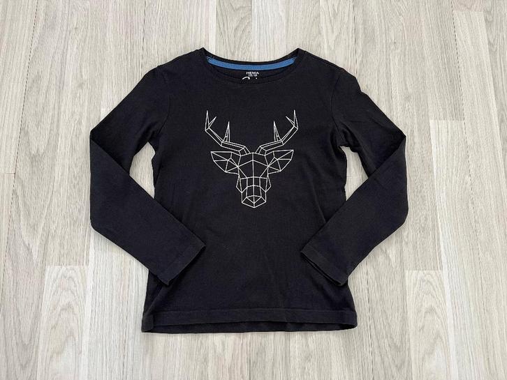 tshirt 122/128, longsleeve 122,128, kinderkleding 122,128, Kinderen en Baby's, Kinderkleding | Maat 128, Zo goed als nieuw, Jongen