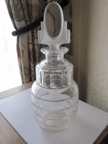 Art deco whiskey karaf Manhattan kristal Val St Lambert met  beschikbaar voor biedingen