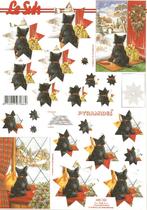 k41 knipvel le suh pyramide 630.152 kerst hond, Ophalen of Verzenden, Nieuw, Kerst, Knipvel