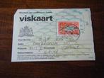 T36 - Viskaart 1981 / 1982 - Met zegel - Mooi/Oud, Ophalen of Verzenden, Gebruikt